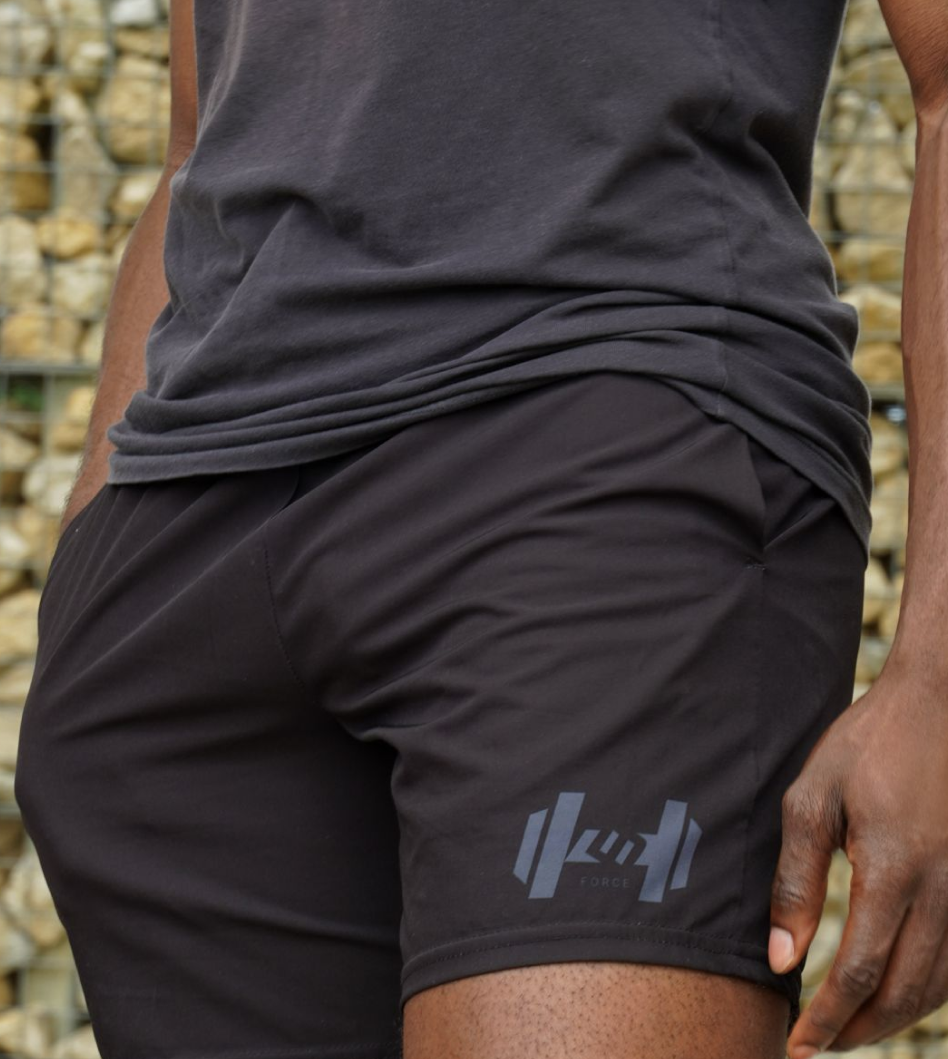 IMPULSE - MEN ATHLETIC SHORTS BLACK