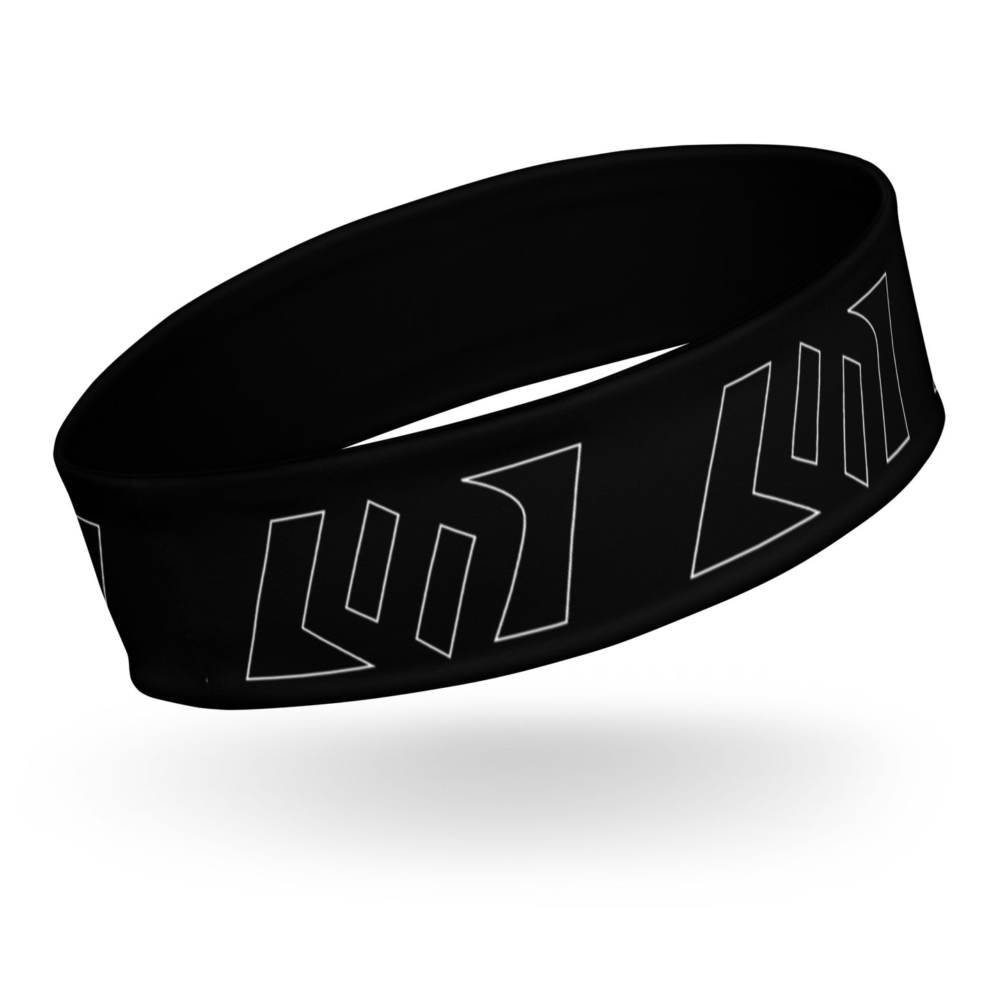 BF - HEADBAND WHITE OUTLINE