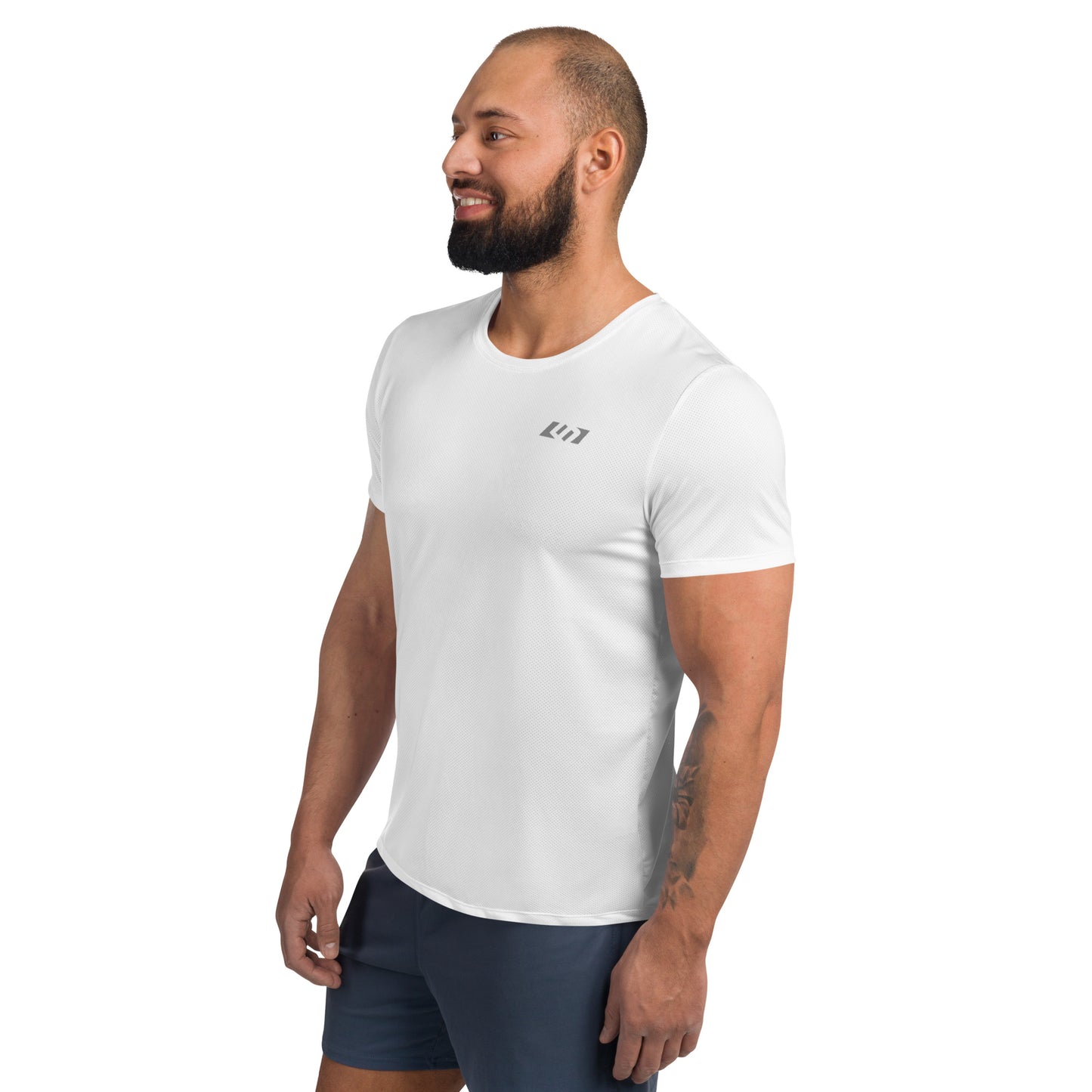 BF - MEN ATHLETIC SHIRT WHITE MESH