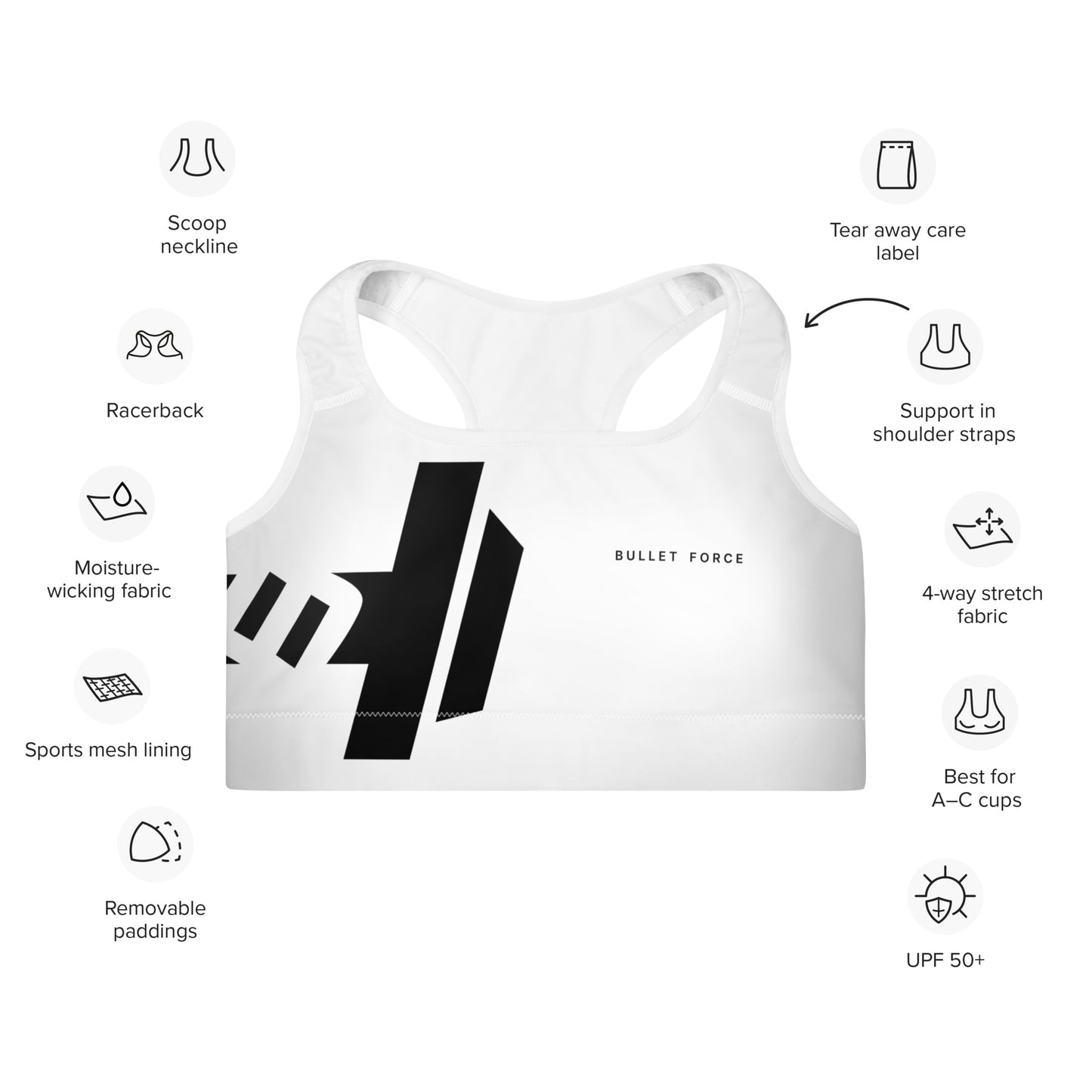 IMPULSE - WOMEN PADDED SPORTS BRA