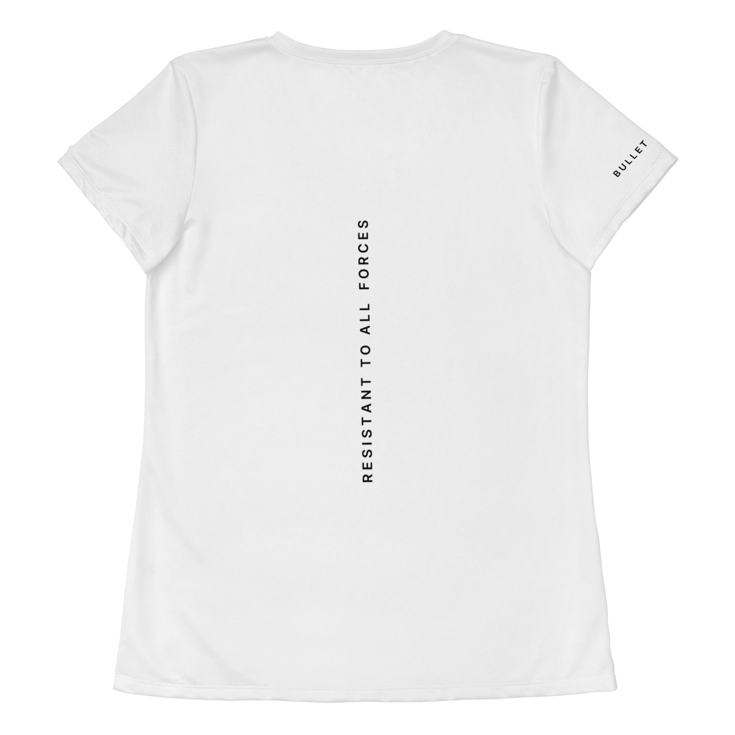 IMPULSE - WOMEN SWEAT ATHLETIC SHIRT-WHITE MESH