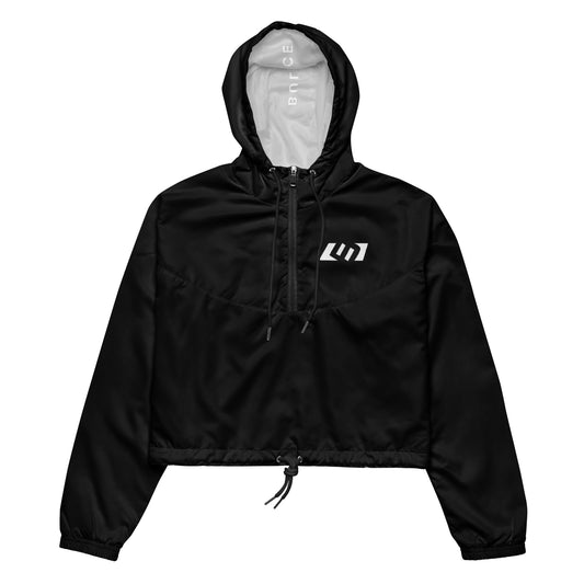 BF - WOMEN CROPPED WINDBREAKER BLACK